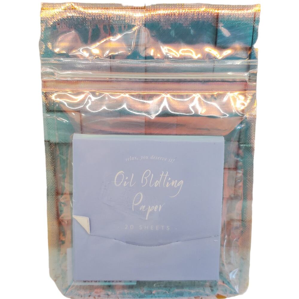 Oil Blotting Paper 20 Sheets Relax You Deserve It Makeup Oil Blotting